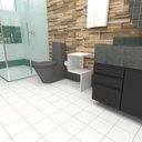 Ver imagem 2 de Armário Banheiro Auxiliar Banheiro Mesa Lateral para Vazo Sanitário Branco