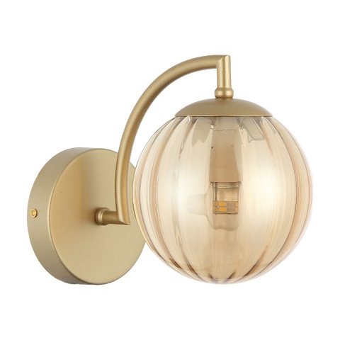 Arandela Liz Globo 1xe27 Bivolt Dourado Deluxe