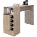 Ver imagem 2 de Bancada Balcão Gourmet Mesa Carvalho/Canela - Arte Cas Bancada Gourmet