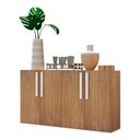 Ver imagem 7 de Aparador Buffet 4 portas Viena Multimóveis V3604 Rustic/Branco