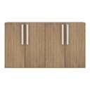 Ver imagem 1 de Aparador Buffet 4 portas Viena Multimóveis V3604 Rustic/Branco