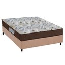 Ver imagem 1 de Cama Box Casal: Colchão Espuma D45 Ortobom /EP Fort Tech ISO 150 + Base CRC Suede Clean(138x188)