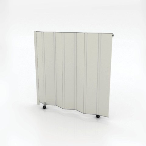 Portão de Proteção Sanfonado de PVC 82cm x 73cm Pet Dogdoor Bcf Branco