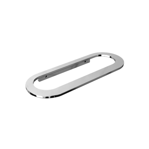 Toalheiro para Banheiro Escovado Agata Grego Metal 35cm