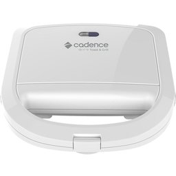 Sanduicheira Elétrica Cadence Toast & Grill Branca - 127V - 1 Sanduicheira Elétrica Cadence Toast & Grill Branca - 127V - 1