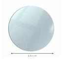 Ver imagem 4 de Espelho Redondo com Led Multiuso Lapidado Pendurador In House Decor