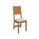 Ver imagem 4 de Conjunto Mesa Jantar Redonda 4 Cadeiras Indekes Maya Freijó Off White Linho