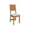 Conjunto Mesa Jantar Redonda 4 Cadeiras Indekes Maya Freijó Off White Linho - 4