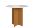 Ver imagem 3 de Conjunto Mesa Jantar Redonda 4 Cadeiras Indekes Maya Freijó Off White Linho