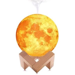 Umidificador Lâmpada Lua Difusor de Aroma Ar Ultrassônico