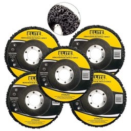 Elite - Kit 5 Discos Strip Removedor de Tinta Verniz 115mm - 3