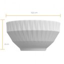 Ver imagem 4 de Conjunto 12 Tigelas Brancas 400ml Pequenas Porcelana Bowl Diamante 12,5cm Germer