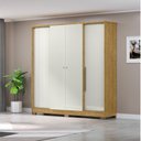 Ver imagem 1 de Guarda Roupa Casal 4 Portas 2 Gavetas Mônaco Espresso Móveis