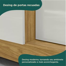 Guarda Roupa Casal 4 Portas 2 Gavetas Mônaco Espresso Móveis - 11