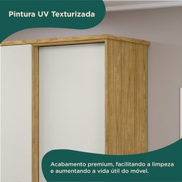 Guarda Roupa Casal 4 Portas 2 Gavetas Mônaco Espresso Móveis - 9