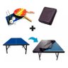 Mesa de Ping Pong Oficial Mdp 15mm Klopf 1001 + Kit Completo Ping Pong Klopf 5030 + Capa - 3