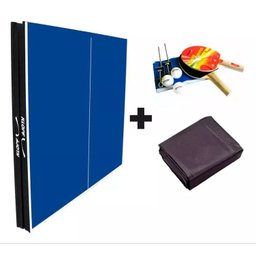 Mesa de Ping Pong Oficial Mdp 15mm Klopf 1001 + Kit Completo Ping Pong Klopf 5030 + Capa - 4