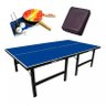 Mesa de Ping Pong Oficial Mdp 15mm Klopf 1001 + Kit Completo Ping Pong Klopf 5030 + Capa - 2