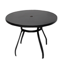 Ver imagem 1 de Mesa Ripada Redonda 1,00m Aluminio Area Externa Interna Luxo