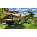 Ver imagem 2 de Mesa Ripada Redonda 1,00m Aluminio Area Externa Interna Luxo