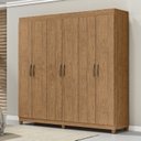 Ver imagem 1 de Guarda Roupa Casal 6 Portas 2 Gavetas Santarém Espresso Móveis