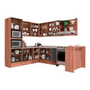 Ver imagem 3 de Cozinha Completa 9 Peças Bella 3 Aéreos 3 Balcões 1 Torre Quente 1 Ilha 1 Complemento C9p199