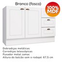 Ver imagem 7 de Bancada e Balcao Gourmet 146 Cm Ce817 Americana Branco Calcare Henn