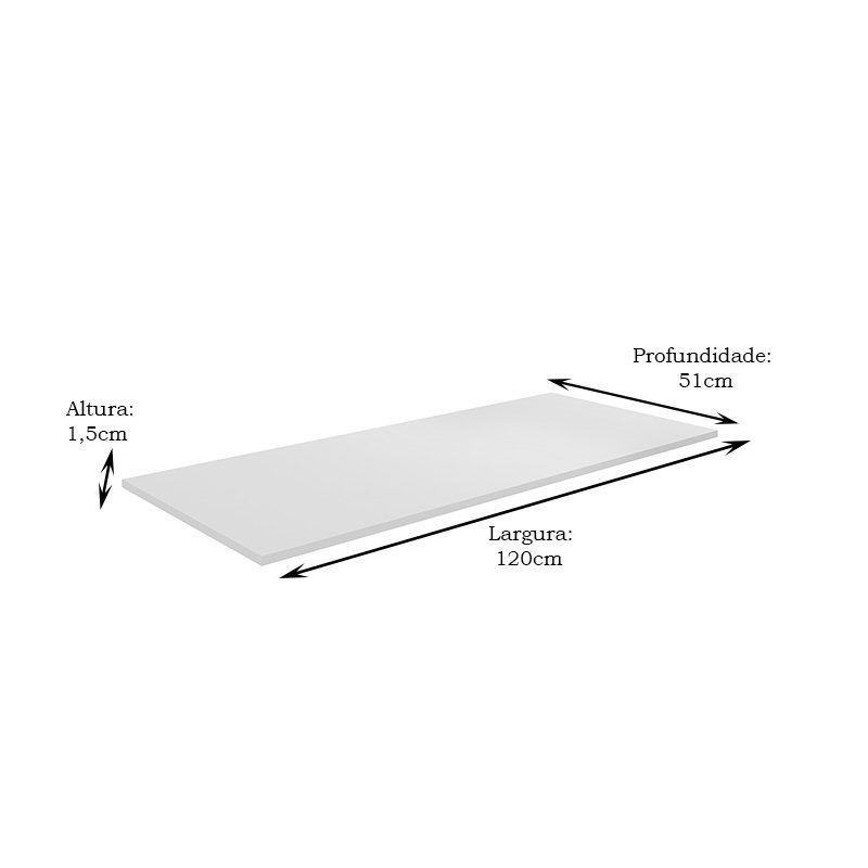 Jogo de Cozinha Modulada 5 Peças Andréia 240 cm Branco - AJL Móveis - Branco - 6