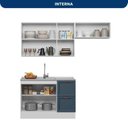Ver imagem 5 de Cozinha Modulada 3 Peças 6 Portas 2 Gavetas com Balcão sem Tampo para Pia Unna