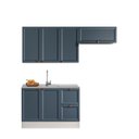 Ver imagem 2 de Cozinha Modulada 3 Peças 6 Portas 2 Gavetas com Balcão sem Tampo para Pia Unna