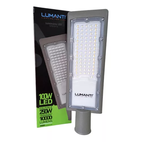 Luminária Led Urbana Pública | 100w | Lumanti Branco Frio/ 5000k