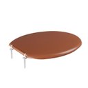 Ver imagem 5 de Assento Vaso Sanitário Tampa Oval Almofadado Slim Caramelo | Astra