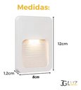 Ver imagem 6 de Balizador Sobrepor Parede Externo Led 4w 3000k Prova D'agua