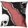 Kit 3 Capas De Almofadas Quarto Caveira 40Cm Cama Com Zíper - 3