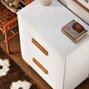 Ver imagem 5 de Cômoda 4 Gavetas com Corrediças Telescópicas Napoli Branco