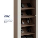 Ver imagem 7 de Sapateira Modulada 100% Mdf 2 Portas Orion Cabecasa Madeiraoriginals