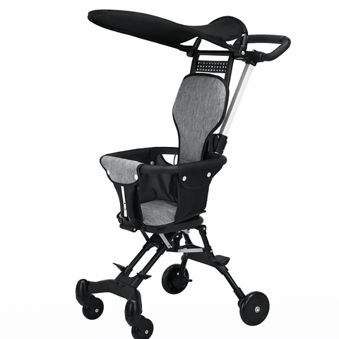 Carrinho de Bebê Compacto Dobrável com Capota – Leve e Portá