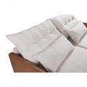 Ver imagem 4 de Sofá 3 Lugares San Marino 2,00m Boucle Composê Retrátil e Reclinável Império Boucle 210 Bege