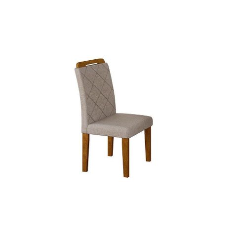 Conjunto com 4 Cadeiras para Sala de Jantar Melissa Rufato Imbuia/turim 07