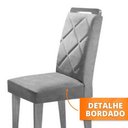 Ver imagem 5 de Conjunto com 4 Cadeiras para Sala de Jantar Melissa Rufato Imbuia/turim 07