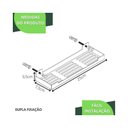 Ver imagem 7 de Porta Shampoo Suporte Organizador para Banheiro Branco F.elg