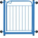 Ver imagem 1 de Portão Portãozinho 69cm Pet Portátil Dobrável Azul com Prolongador