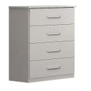 Ver imagem 1 de Cômoda Rubi 4 Gavetas Branco - Leifer