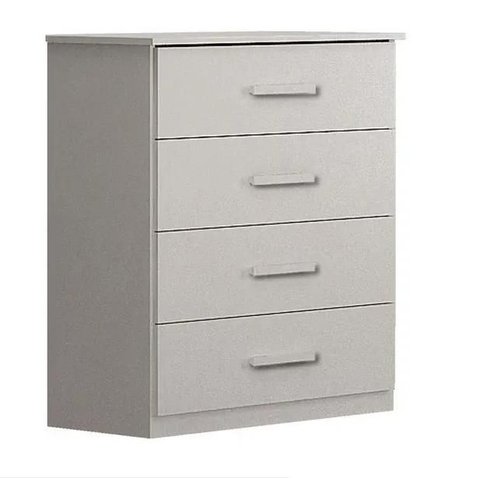 Cômoda Rubi 4 Gavetas Branco - Leifer