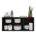 Ver imagem 4 de Aparador Buffet Suspenso 3 Portas Multimóveis Mp8001 Preto