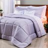 Edredom Queen 280x260cm Percal 200 Fios Lavendel Bernadete Casa - 1