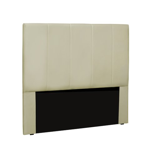 Cabeceira Arizona Para Cama Box King 195 cm Corino Bege - D’Rossi