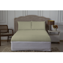 Ver imagem 1 de Jogo de Lençol Casal 3 Peças Liberty com Elástico:bege