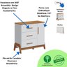 Quarto Bebê Completo Guarda Roupas Cômoda 1 Porta 100% Mdf - 5