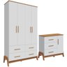 Quarto Bebê Completo Guarda Roupas Cômoda 1 Porta 100% Mdf - 4